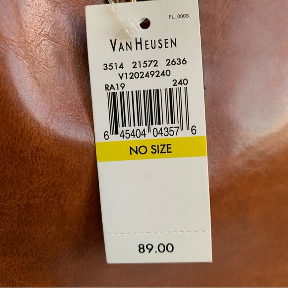 Van Heusen Rich Brown Tote - Picture 8 of 11